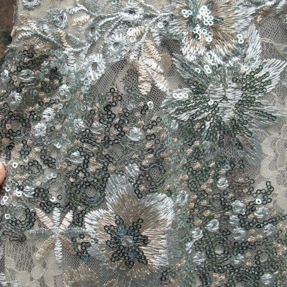 Mac Duggal 67539 Womens Embellished V Neck Long Sleeve Gown - Picture 8 of 14